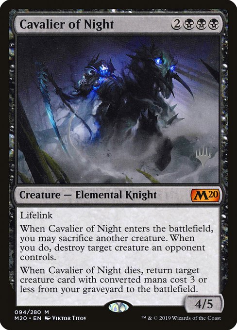 Cavalier of Night (94p) [Core Set 2020 Promos]