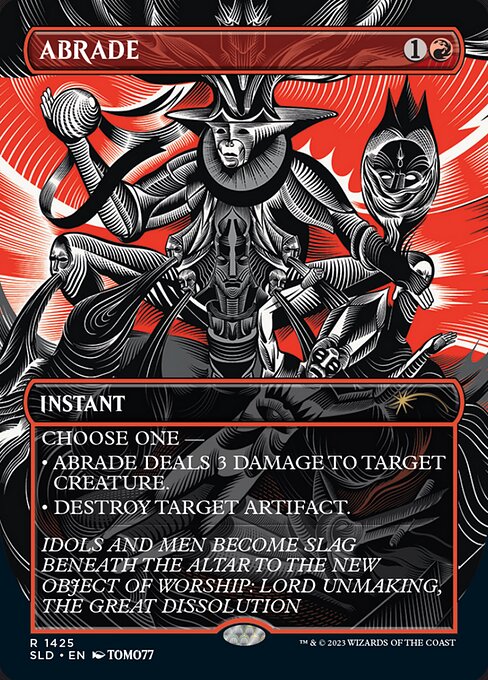 Abrade (1425) [Secret Lair Drop] [Full Art]