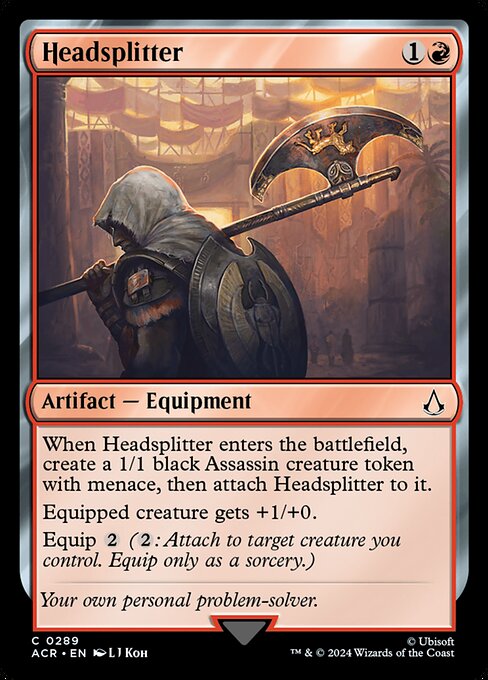 Headsplitter (289) [Assassin's Creed]