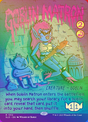 Goblin Matron (1312★) [Secret Lair Drop] [Borderless]