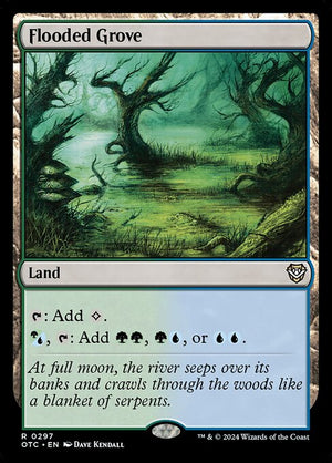 Flooded Grove (297) [Outlaws of Thunder Junction Commander]
