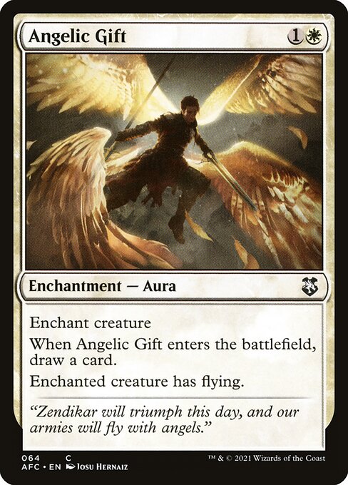 Angelic Gift (64) [Forgotten Realms Commander]