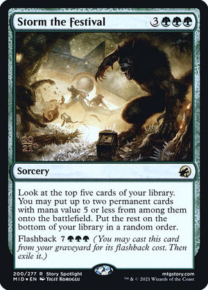 Storm the Festival (200s) [Innistrad: Midnight Hunt Promos]