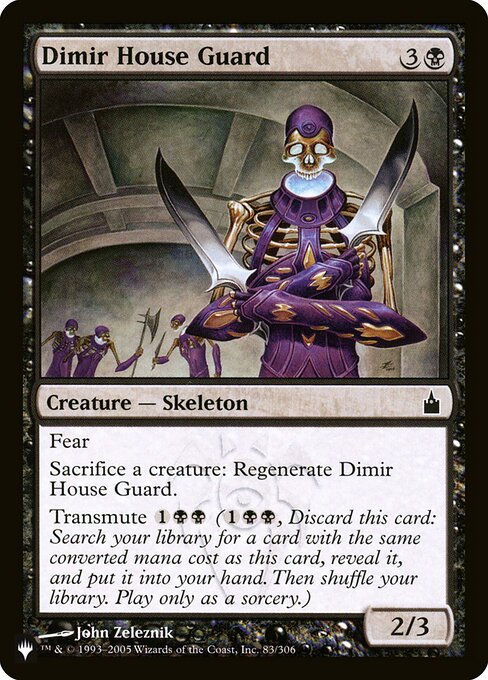Dimir House Guard (RAV-83) [The List]