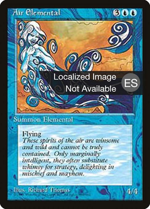 Air Elemental (59) [Fourth Edition Foreign Black Border]