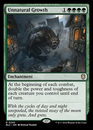 Unnatural Growth (245) [Bloomburrow Commander]