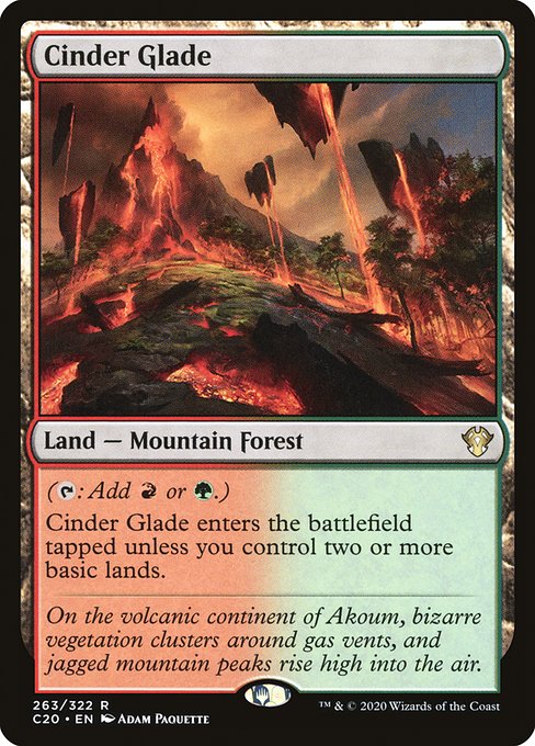 Cinder Glade (263) [Commander 2020]