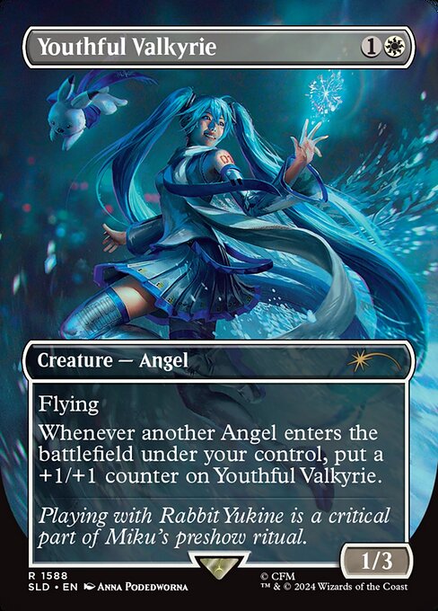 Youthful Valkyrie (1588) [Secret Lair Drop]