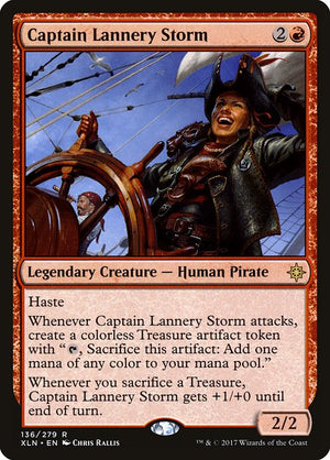 Captain Lannery Storm (136) [Ixalan]
