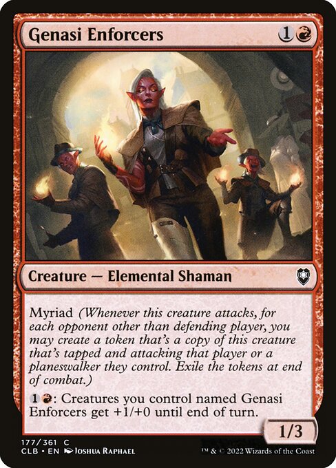 Genasi Enforcers (177) [Commander Legends: Battle for Baldur's Gate]