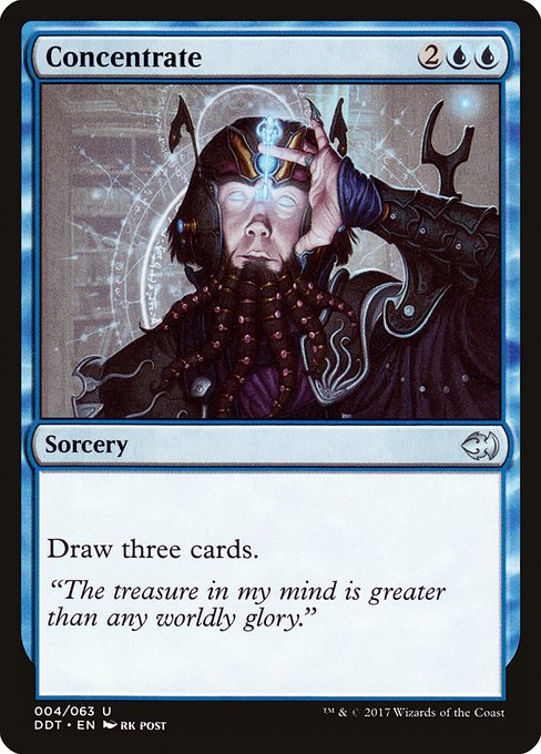 Concentrate (4) [Duel Decks: Merfolk vs. Goblins]