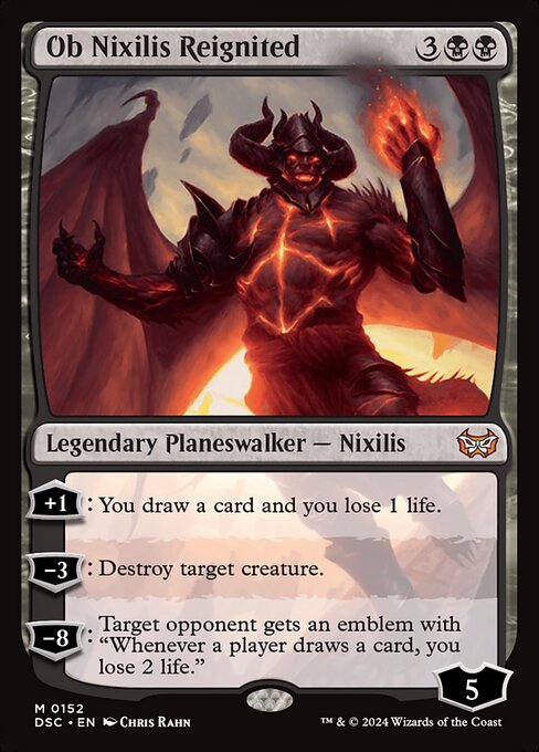Ob Nixilis Reignited (152) [Duskmourn: House of Horror Commander]