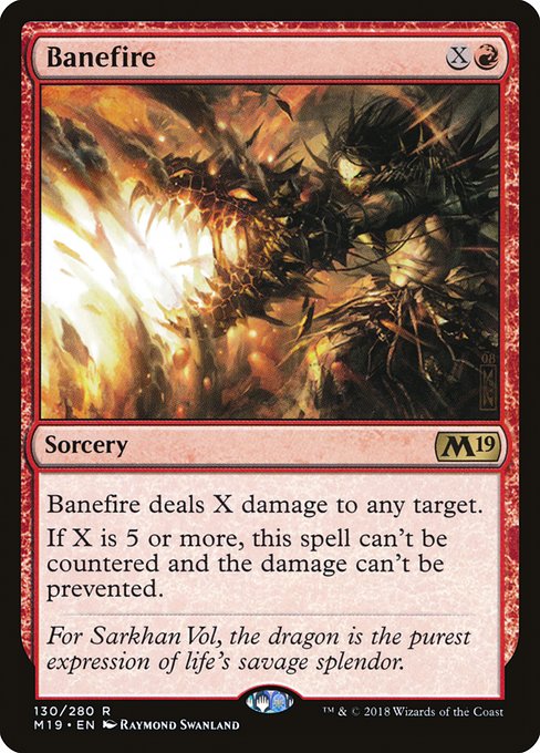 Banefire (130) [Core Set 2019]