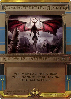 Omniscience (34) [Amonkhet Invocations] [Borderless]