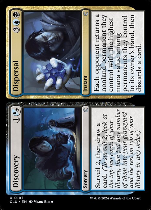 Discovery // Dispersal (187) [Ravnica: Clue Edition]