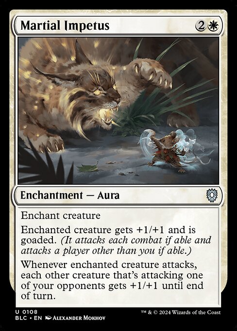 Martial Impetus (108) [Bloomburrow Commander]