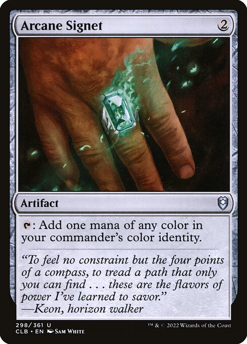 Arcane Signet (298) [Commander Legends: Battle for Baldur's Gate]