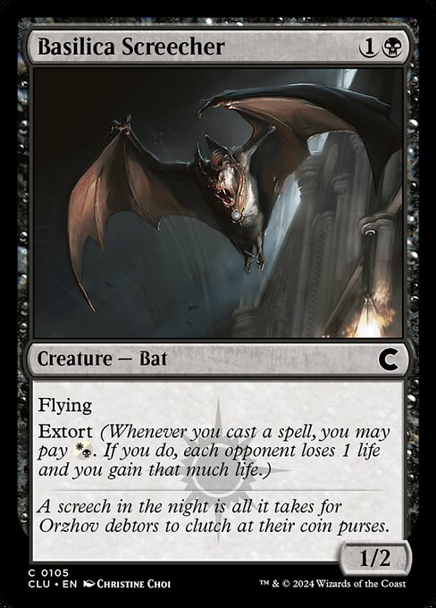 Basilica Screecher (105) [Ravnica: Clue Edition]