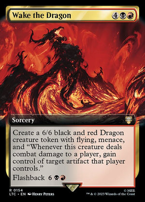 Wake the Dragon (154) [Tales of Middle-earth Commander] [Extended Art]