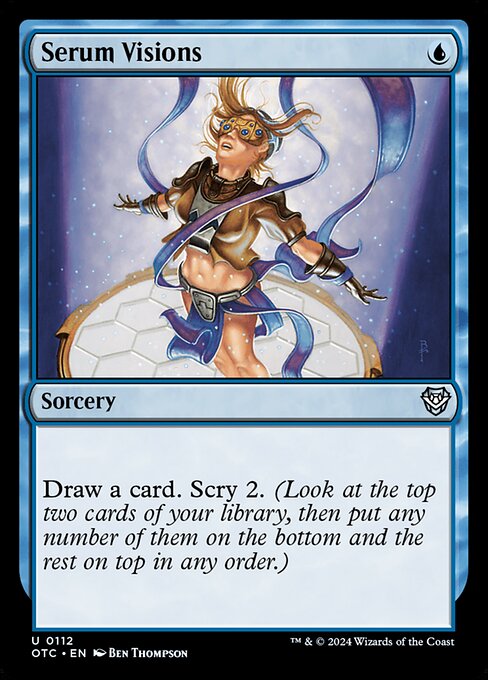 Serum Visions (112) [Outlaws of Thunder Junction Commander]