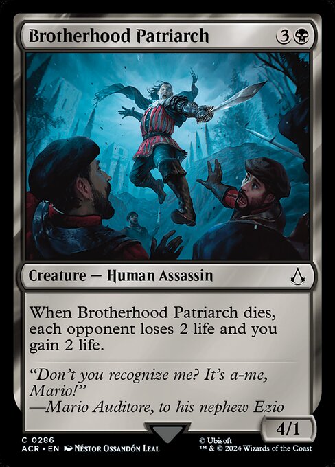Brotherhood Patriarch (286) [Assassin's Creed]