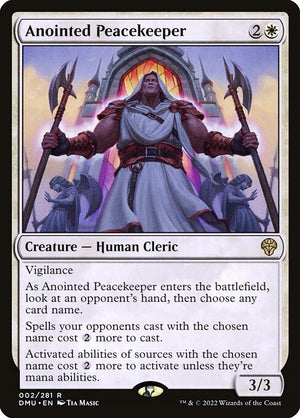 Anointed Peacekeeper (2) [Dominaria United]