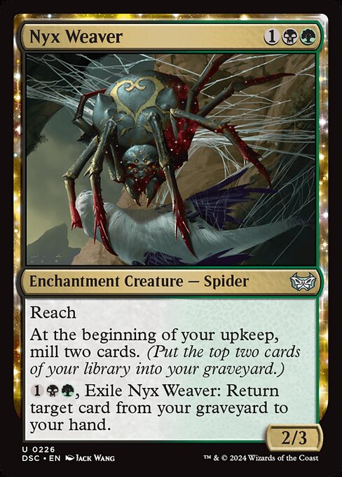 Nyx Weaver (226) [Duskmourn: House of Horror Commander]