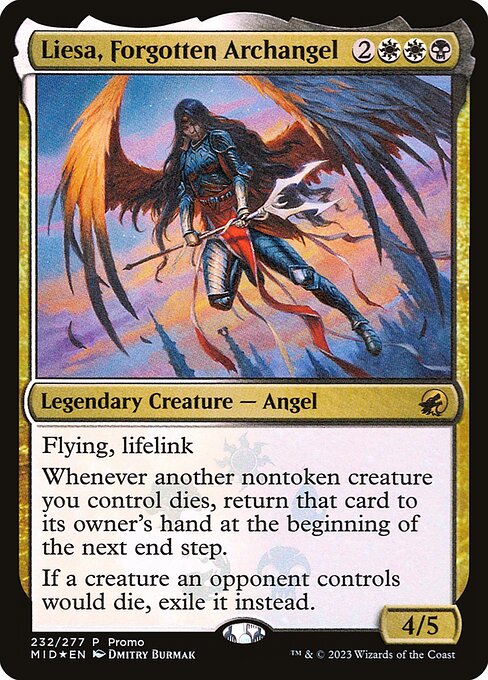 Liesa, Forgotten Archangel (232★) [Innistrad: Midnight Hunt Promos]