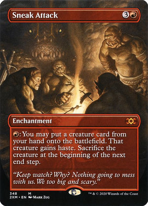 Sneak Attack (348) [Double Masters] [Borderless]