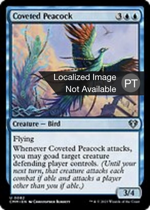 Coveted Peacock (82) [Commander Masters]
