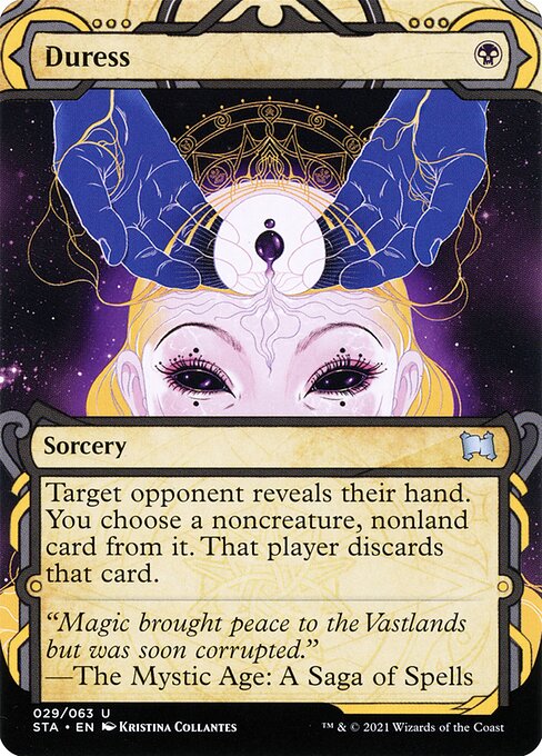 Duress (29) [Strixhaven Mystical Archive] [Showcase, Borderless]