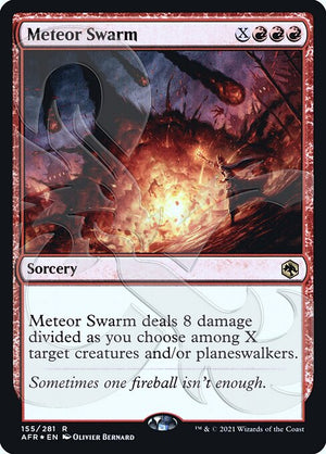 Meteor Swarm (155a) [Adventures in the Forgotten Realms Promos]