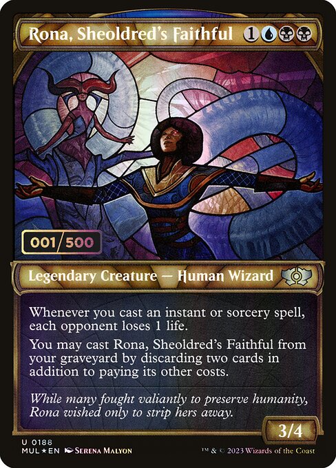 Rona, Sheoldred's Faithful (188z) [Multiverse Legends] [Showcase]