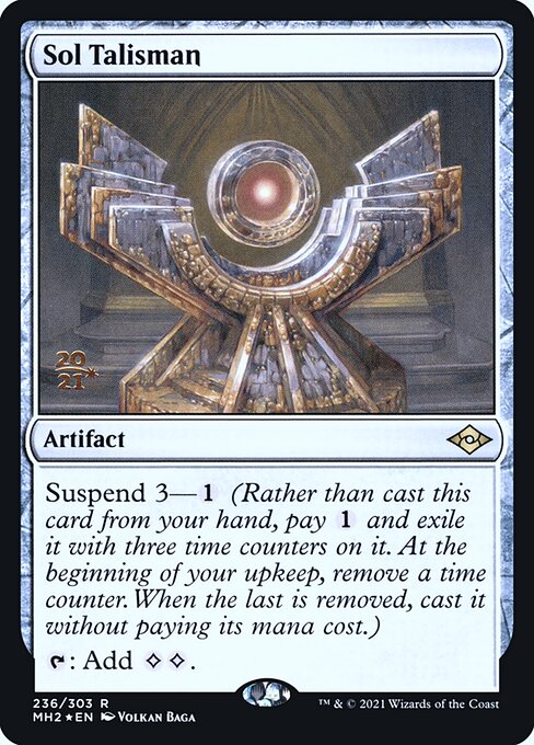 Sol Talisman (236s) [Modern Horizons 2 Promos]