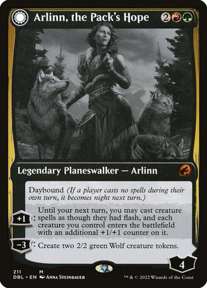 Arlinn, the Pack's Hope // Arlinn, the Moon's Fury (211) [Innistrad: Double Feature]