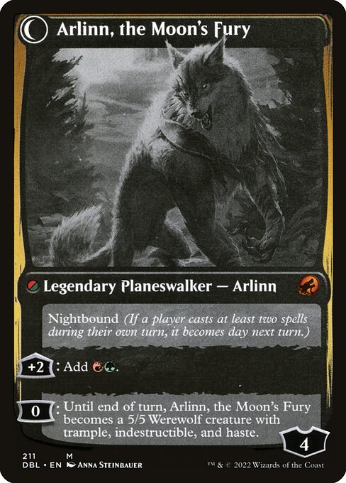 Arlinn, the Pack's Hope // Arlinn, the Moon's Fury (211) [Innistrad: Double Feature]