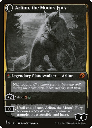 Arlinn, the Pack's Hope // Arlinn, the Moon's Fury (211) [Innistrad: Double Feature] Reverse