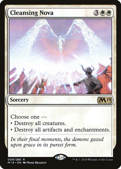 Cleansing Nova (9) [Core Set 2019]