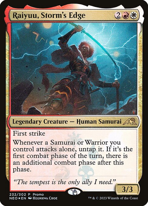 Raiyuu, Storm's Edge (232★) [Kamigawa: Neon Dynasty Promos]
