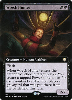 Wreck Hunter (58) [The Brothers' War Commander] [Extended Art]