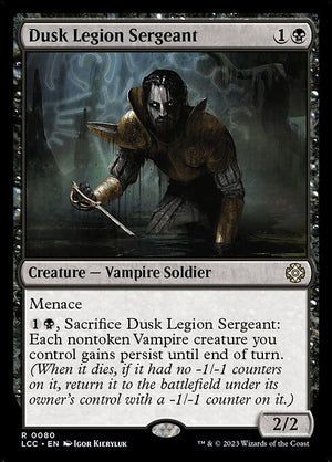 Dusk Legion Sergeant (80) [The Lost Caverns of Ixalan Commander]