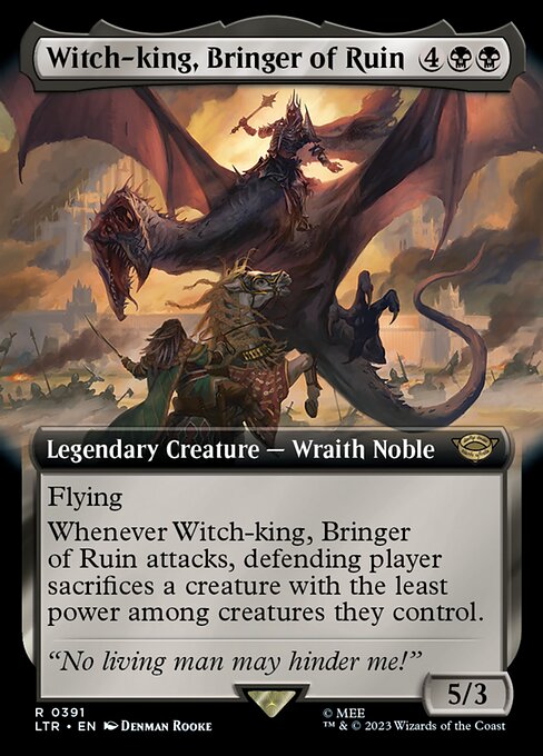 Witch-king, Bringer of Ruin (391) [The Lord of the Rings: Tales of Middle-earth] [Extended Art]