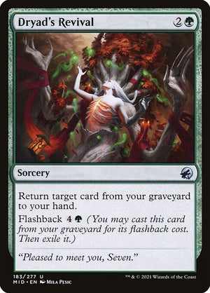 Dryad's Revival (183) [Innistrad: Midnight Hunt]