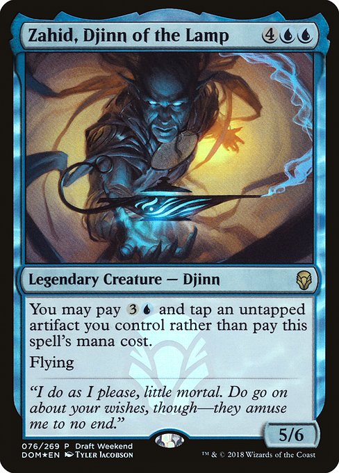 Zahid, Djinn of the Lamp (76) [Dominaria Promos]