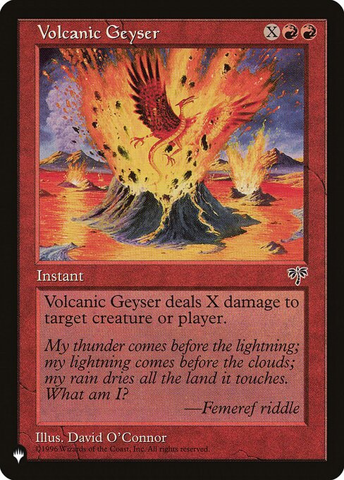 Volcanic Geyser (MIR-202) [The List]