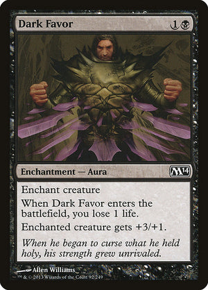 Dark Favor (92) [Magic 2014]