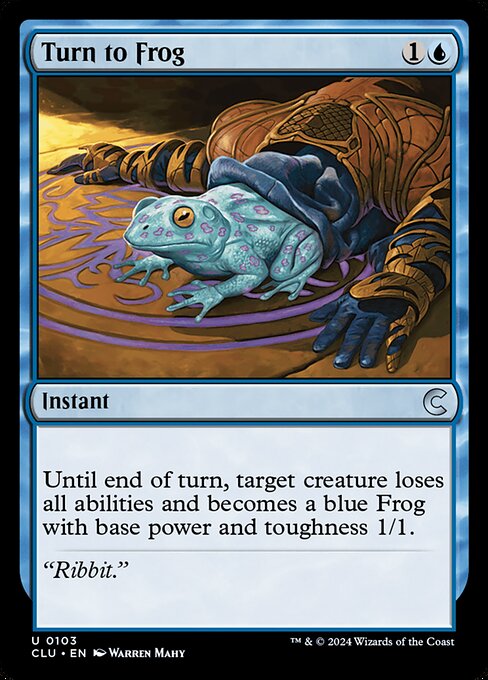 Turn to Frog (103) [Ravnica: Clue Edition]