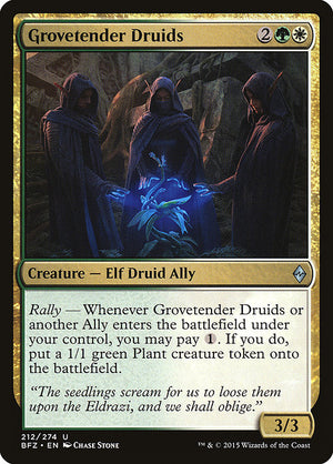 Grovetender Druids (212) [Battle for Zendikar]