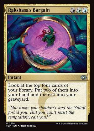 Rakshasa's Bargain (214) [Tarkir: Dragonstorm]