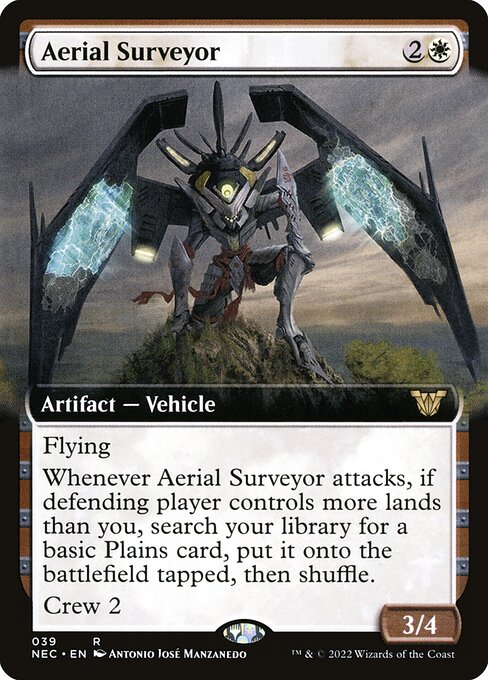 Aerial Surveyor (39) [Neon Dynasty Commander] [Extended Art]